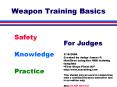 Weapon Training Basics PowerPoint PPT Presentation