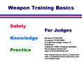 Weapon Training Basics PowerPoint PPT Presentation