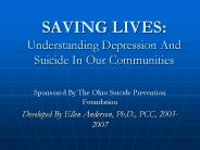 SAVING LIVES: Understanding Depression And Suicide In Our Communities