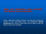 Fundraising Charity Auctions