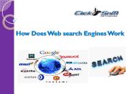 How Does Web Search Engine Works?
