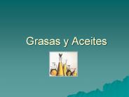 Grasas y Aceites