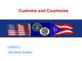 Customs and Courtesies PowerPoint PPT Presentation