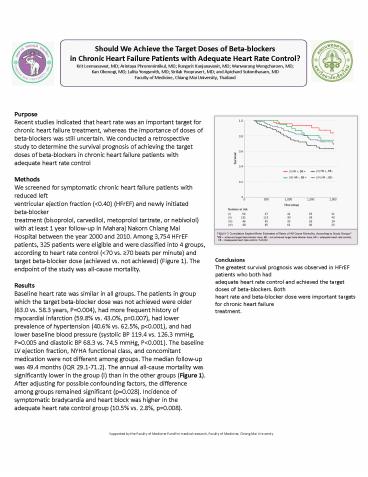Should We Achieve the Target Doses of Beta-blockers