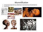 Mummification