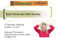 Basic Email and Web Security PowerPoint PPT Presentation