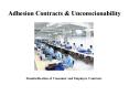 Adhesion Contracts PowerPoint PPT Presentation