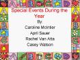 Special Events During the Year PowerPoint PPT Presentation