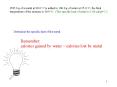 If 85.0 g of a metal at 90.0 oC is added to 100.0 g of water at 25.0 oC, the final temperature of the mixture is 30.9 oC. (The specific heat of water is 1.00 cal/g PowerPoint PPT Presentation