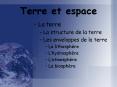 Terre et espace PowerPoint PPT Presentation
