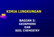 KIMIA LINGKUNGAN