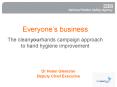The cleanyourhands campaign PowerPoint PPT Presentation
