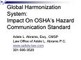 Global Harmonization System: Impact On OSHA PowerPoint PPT Presentation