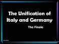 The Unification of Italy and Germany PowerPoint PPT Presentation