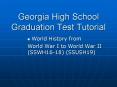 Georgia High School Graduation Test Tutorial PowerPoint PPT Presentation