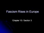 Chapter 15 / Section 3
