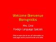 Welcome Bienvenue Bienvenidos PowerPoint PPT Presentation