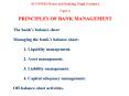 ECON7003 Money and Banking. Hugh Goodacre Topic 3. PRINCIPLES OF BANK MANAGEMENT PowerPoint PPT Presentation