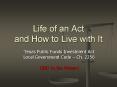 Life of an Act and How to Live with It PowerPoint PPT Presentation