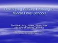 Developing Service Learning in Middle Level Schools PowerPoint PPT Presentation