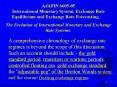 AJAFIN 6605-05 International Monetary System, Exchange Rate Equilibrium and Exchange Rate Forecasting.  The Evolution of International Monetary and Exchange Rate Systems: PowerPoint PPT Presentation