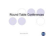 Round Table Conferences