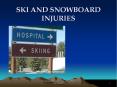 SKI AND SNOWBOARD INJURIES PowerPoint PPT Presentation