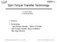 Spin Torque Transfer Technology PowerPoint PPT Presentation