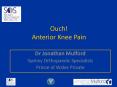 Ouch! Anterior Knee Pain PowerPoint PPT Presentation