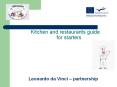 Kitchen and restaurants guide        for starters PowerPoint PPT Presentation
