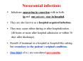 Nosocomial infections PowerPoint PPT Presentation