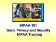 HIPAA 101 PowerPoint PPT Presentation