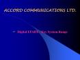 ACCORD COMMUNICATIONS LTD. PowerPoint PPT Presentation