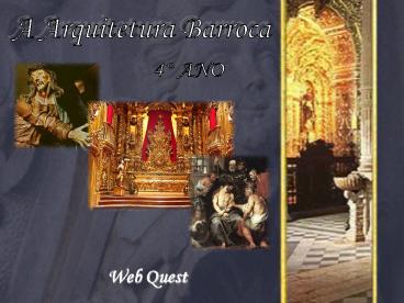 A Arquitetura Barroca