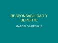 RESPONSABILIDAD Y DEPORTE PowerPoint PPT Presentation