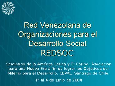 Red Venezolana de Organizaciones para el Desarrollo Social