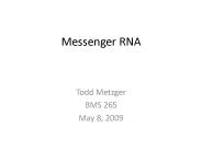 Messenger RNA