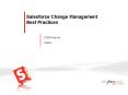 Salesforce Change Management Best Practices PowerPoint PPT Presentation