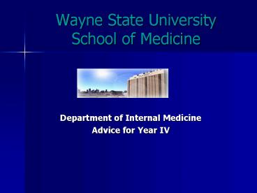 Wayne State University School of Medicine