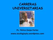 CARRERAS UNIVERSITARIAS