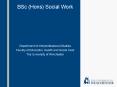 BSc (Hons) Social Work PowerPoint PPT Presentation