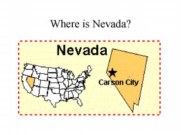 Where is Nevada?