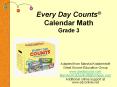 Every Day Counts? Calendar Math Grade 3 PowerPoint PPT Presentation