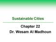 Sustainable Cities PowerPoint PPT Presentation