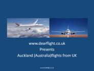 Auckland flights from UK