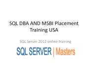 sql dba online training