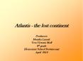 Atlantis - the lost continent PowerPoint PPT Presentation