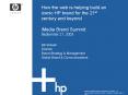 How the web is helping build an iconic HP brand for the 21st century and beyond iMedia Brand Summit: September 21, 2003 PowerPoint PPT Presentation