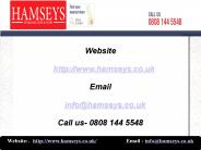 Hamseys PPT 6