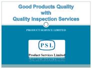 Pre Shipment Inspection China